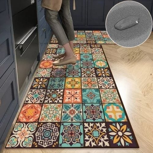 Tapis de Cuisine | Moderne - Tapinna® Coloré / Rectangulaire / 40x60cm
