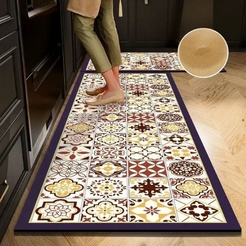 Tapis de Cuisine | Moderne - Tapinna® Coloré / Rectangulaire / 40x60cm