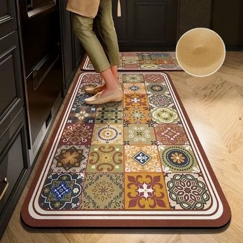 Tapis de Cuisine | Moderne - Tapinna® Coloré / Rectangulaire / 40x60cm