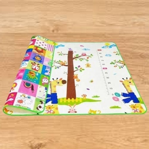 Tapis de Jeu | Pliable Rampant Dessin Animé Enfant - Tapinna® Coloré / Carré / 180x120x0.5cm