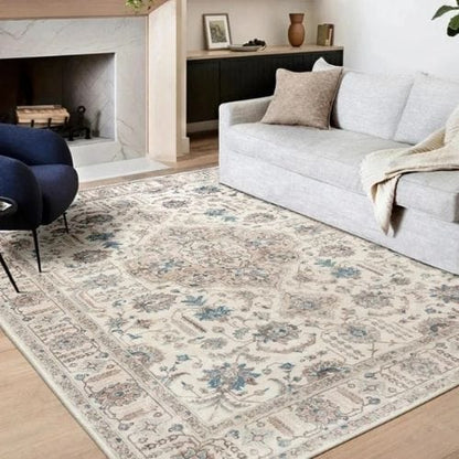 Tapis de Salon | Bohème Luxe Oriental Tissage - Tapinna® Bleu / Rectangulaire / 50x80cm