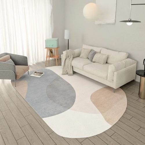 Tapis de Salon | Bohème Moderne Minimaliste Luxe - Tapinna® Gris / Irrégulier / 80x120cm