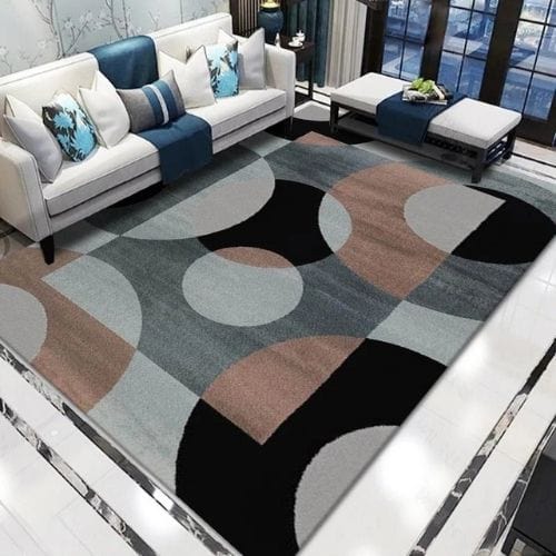 Tapis de Salon | Kilim Minimaliste Scandinave Abstrait - Tapinna® Coloré / Rectangulaire / 80x120cm