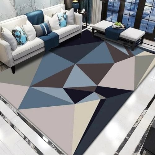 Tapis de Salon | Kilim Minimaliste Scandinave Abstrait - Tapinna® Coloré / Rectangulaire / 80x120cm