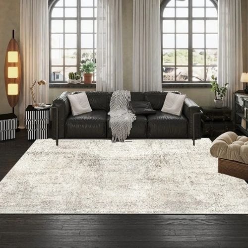 Tapis de Salon | Kilim Moderne Luxe Abstrait - Tapinna® Gris / Rectangulaire / 50x80cm (Petit Tapis)