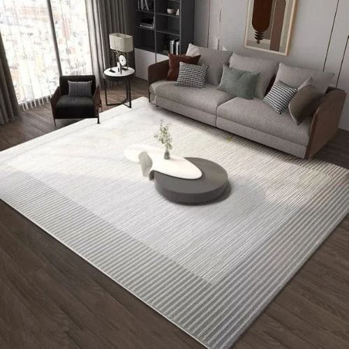 Tapis de Salon | Kilim Moderne Luxe Scandinave - Tapinna® Gris / Rectangulaire / 80x120cm