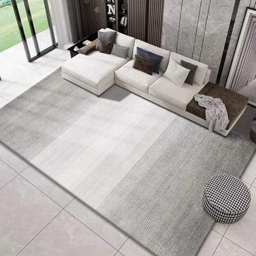 Tapis de Salon | Kilim Moderne Luxe Scandinave - Tapinna® Gris / Rectangulaire / 80x120cm