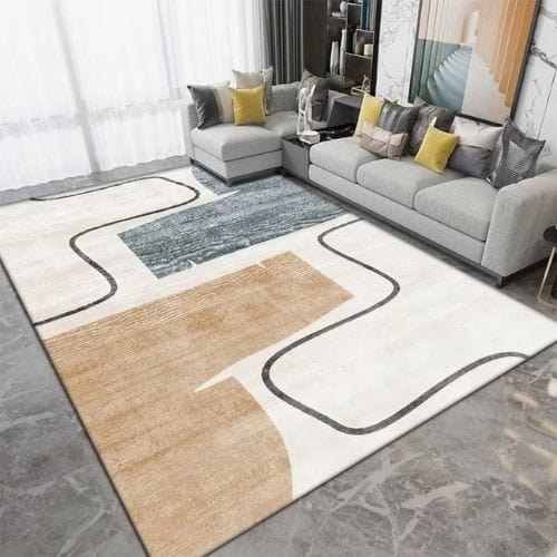 Tapis de Salon | Kilim Moderne Rayure - Tapinna® Coloré / Rectangulaire / 60x90cm (Paillasson)
