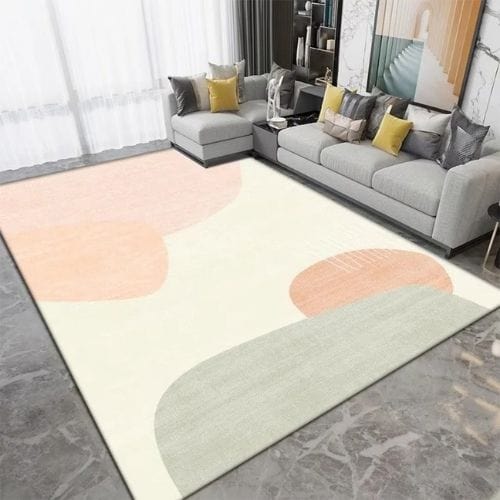 Tapis de Salon | Kilim Moderne Rayure - Tapinna® Rose / Rectangulaire / 60x90cm (Paillasson)