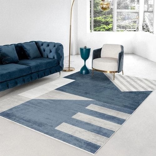 Tapis de Salon | Moderne Design Scandinave - Tapinna® Bleu / Rectangulaire / 80x120cm