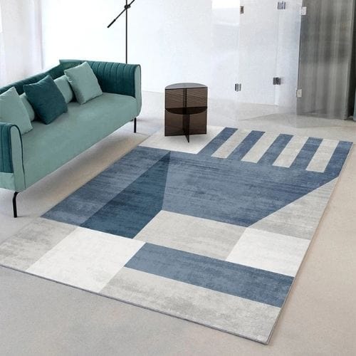 Tapis de Salon | Moderne Design Scandinave - Tapinna® Bleu / Rectangulaire / 80x120cm