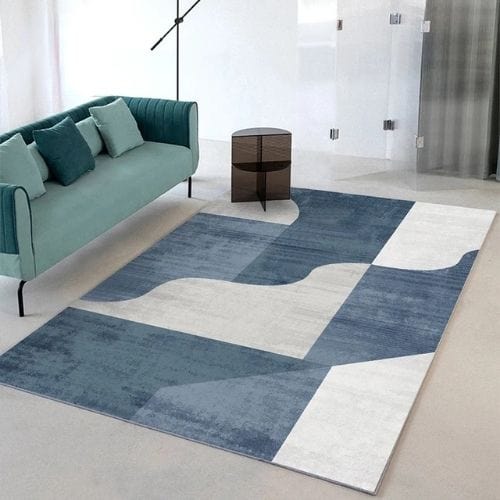 Tapis de Salon | Moderne Design Scandinave - Tapinna® Bleu / Rectangulaire / 80x120cm