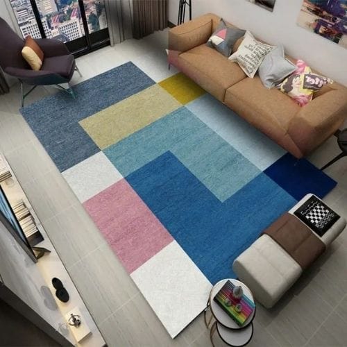 Tapis de Salon | Moderne Ethnique Rétro Scandinave - Tapinna® Coloré / Rectangulaire / 80x120cm