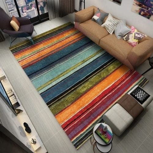 Tapis de Salon | Moderne Ethnique Rétro Scandinave - Tapinna® Coloré / Rectangulaire / 80x120cm