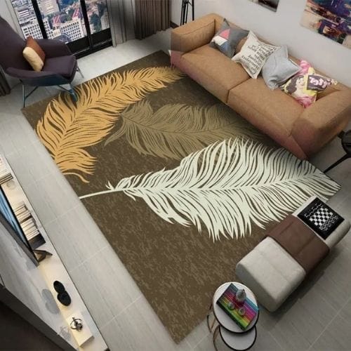 Tapis de Salon | Moderne Ethnique Rétro Scandinave - Tapinna® Marron / Rectangulaire / 80x120cm