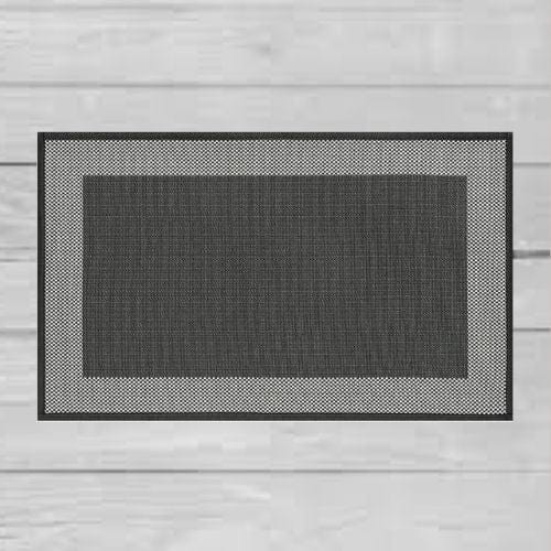 Tapis de Salon | Moderne Fil Tressé Machine - Tapinna® Gris / Rectangulaire / 50x80cm