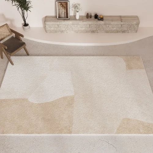 Tapis de Salon | Moderne Luxe Minimaliste Poil Ras - Tapinna® Beige / Rectangulaire / 50x80cm