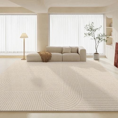 Tapis de Salon | Moderne Luxe Minimaliste Wabi-Sabi - Tapinna® Beige / Rectangulaire / 50x80cm