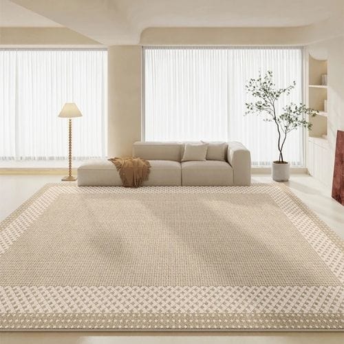 Tapis de Salon | Moderne Luxe Minimaliste Wabi-Sabi - Tapinna® Beige / Rectangulaire / 50x80cm
