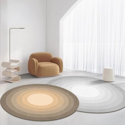 Tapis de Salon | Moderne Minimaliste Luxe Poil Ras - Tapinna® Marron / Irrégulier / 80x120cm