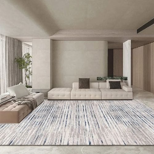 Tapis de Salon | Moderne Scandinave Grande Surface - Tapinna® Bleu / Rectangulaire / 80x120cm