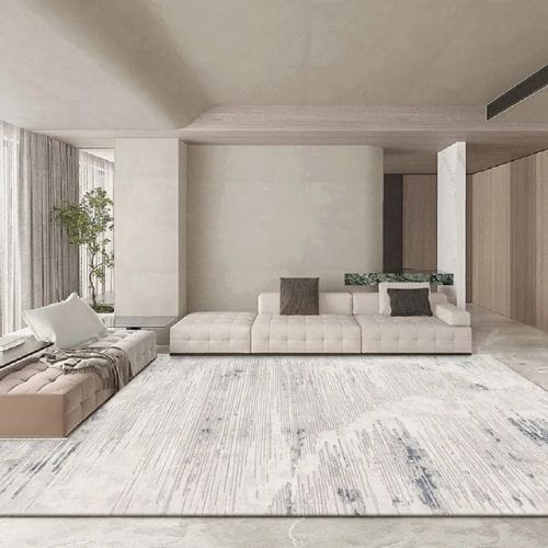 Tapis de Salon | Moderne Scandinave Grande Surface - Tapinna® Gris / Rectangulaire / 80x120cm
