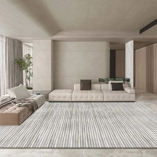 Tapis de Salon | Moderne Scandinave Grande Surface - Tapinna® Gris / Rectangulaire / 80x120cm