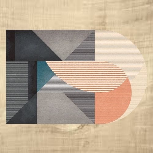 Tapis de Salon | Moderne Scandinave Luxe Poil Ras - Tapinna® Coloré / Irrégulier / 80x120cm