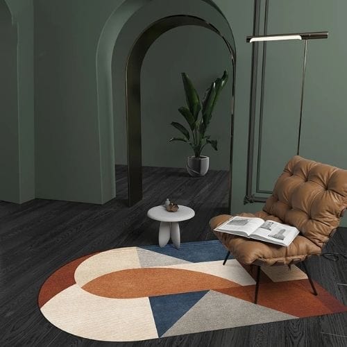 Tapis de Salon | Moderne Scandinave Luxe Poil Ras - Tapinna® Coloré / Irrégulier / 80x120cm
