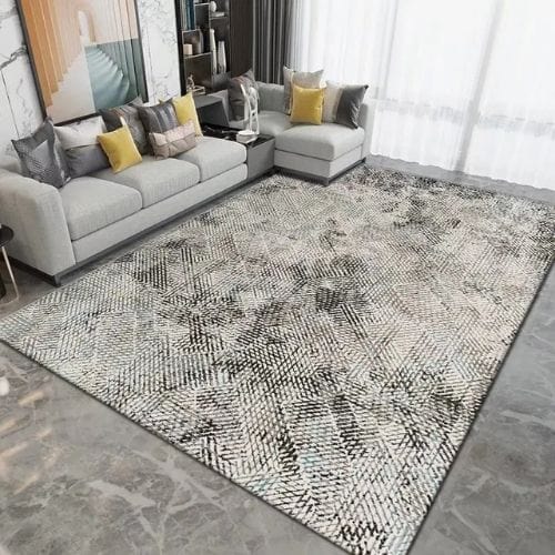 Tapis de Salon | Moderne Scandinave Persan - Tapinna® Gris / Rectangulaire / 60x90cm (23.6x35.4 Pouces)