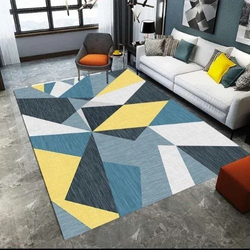 Tapis de Salon | Scandinave Kilim Moderne Luxe - Tapinna® Coloré / Rectangulaire / 60x90cm (Paillasson)