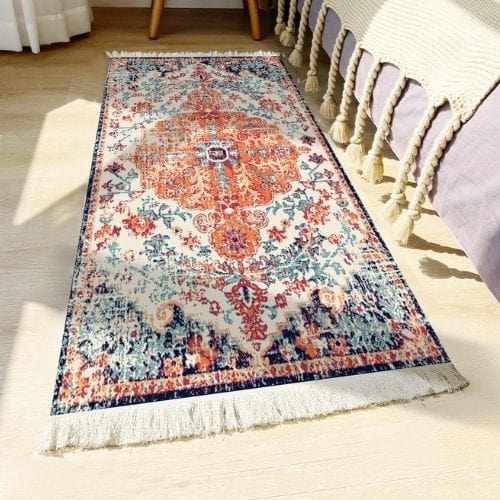 Tapis de Sol | Berbère Bohème - Tapinna® Coloré / Rectangulaire / 45x75cm