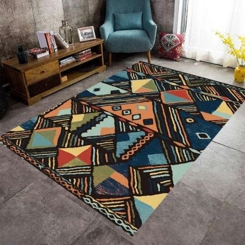 Tapis de Sol | Berbère Bohème Type Persan - Tapinna® Coloré / Rectangulaire / 50x80cm