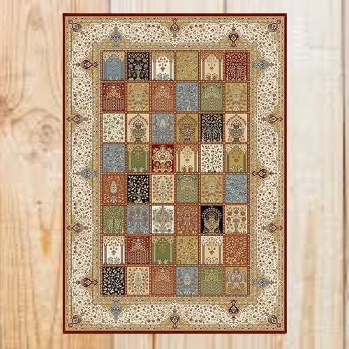 Tapis de Sol | Berbère Bohème Type Persan - Tapinna® Coloré / Rectangulaire / 50x80cm