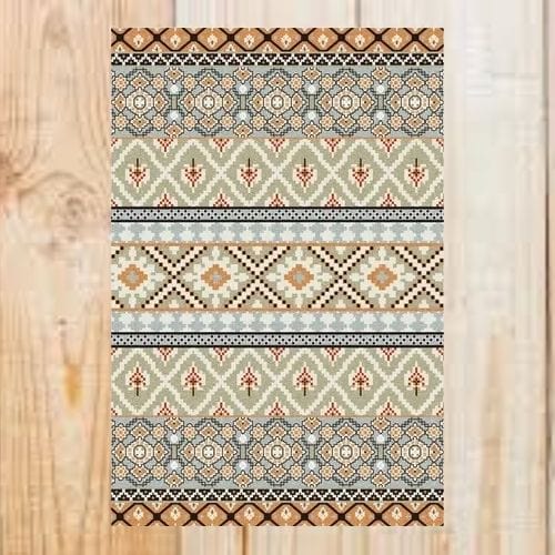 Tapis de Sol | Berbère Bohème Type Persan - Tapinna® Coloré / Rectangulaire / 50x80cm