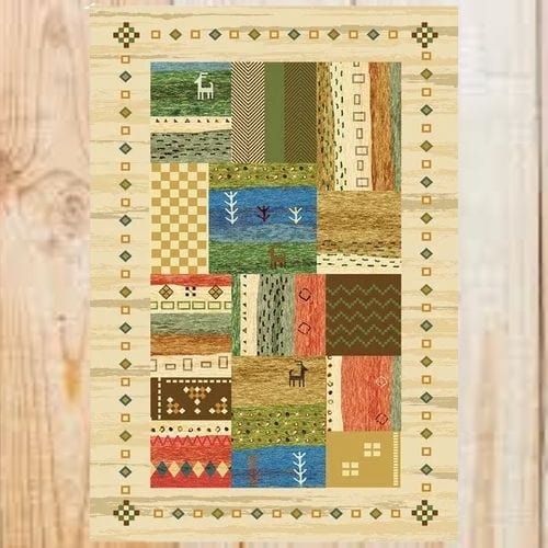 Tapis de Sol | Berbère Bohème Type Persan - Tapinna® Coloré / Rectangulaire / 50x80cm