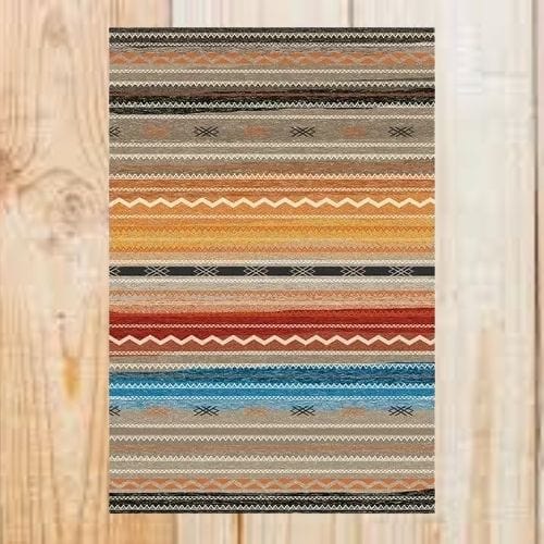 Tapis de Sol | Berbère Bohème Type Persan - Tapinna® Coloré / Rectangulaire / 50x80cm