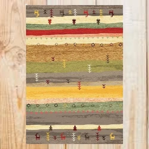 Tapis de Sol | Berbère Bohème Type Persan - Tapinna® Coloré / Rectangulaire / 50x80cm