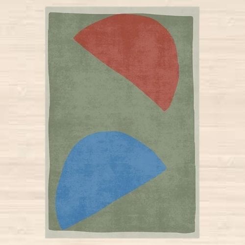 Tapis de Sol | Bohème - Tapinna® Coloré / Rectangulaire / 50x80cm