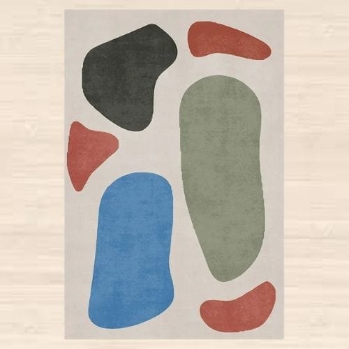 Tapis de Sol | Bohème - Tapinna® Coloré / Rectangulaire / 50x80cm