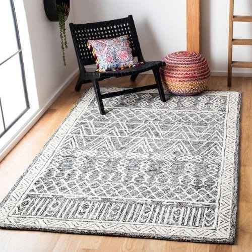 Tapis de Sol | Ethnique Bohème Oriental Style Marocain - Tapinna® Gris / Rectangulaire / 80x120cm