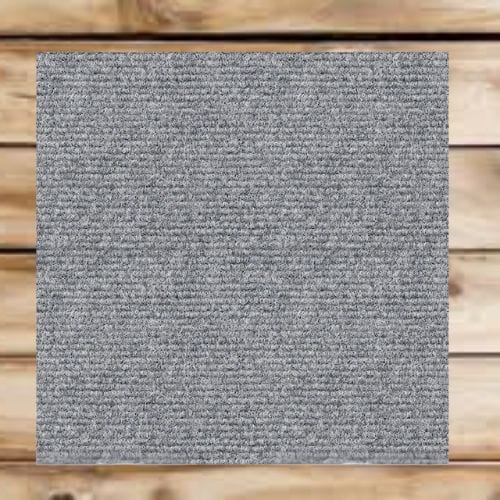 Tapis de Sol | Moderne Auto-Adhésif - Tapinna® Gris / Carré / 30x30cm (1 Pièce)