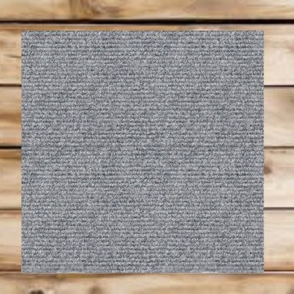 Tapis de Sol | Moderne Auto-Adhésif - Tapinna® Gris / Carré / 30x30cm (1 Pièce)