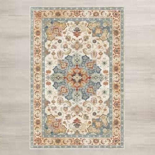 Tapis de Sol | Moderne Luxe Berbère Bohème Exotique - Tapinna® Coloré / Rectangulaire / 30x50cm (12x20 Pouces)