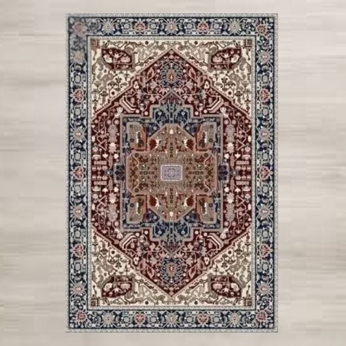 Tapis de Sol | Moderne Luxe Berbère Bohème Exotique - Tapinna® Coloré / Rectangulaire / 30x50cm (12x20 Pouces)
