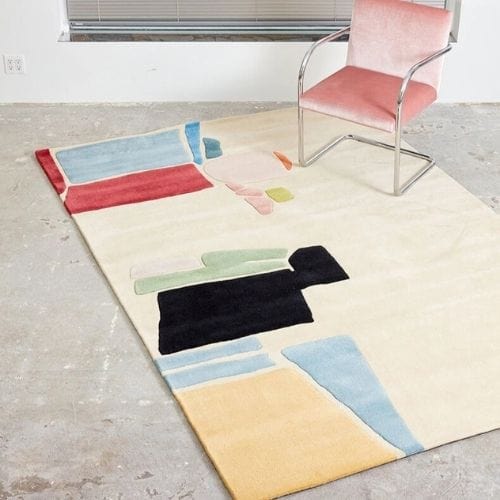 Tapis de Sol | Moderne Luxe Design Scandinave Poil Ras - Tapinna® Coloré / Rectangulaire / 80x120cm