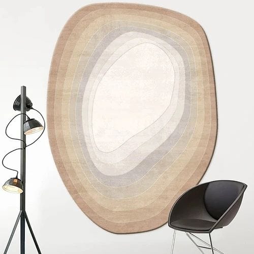 Tapis de Sol | Moderne Scandinave Abstrait Wabi-Sabi - Tapinna® Coloré / Irrégulier / 80x120cm