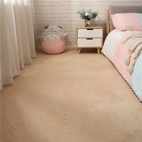 Tapis de Sol | Puzzle Enfant - Tapinna® Beige / Puzzle / 30x30x1cm (4 Pièces)