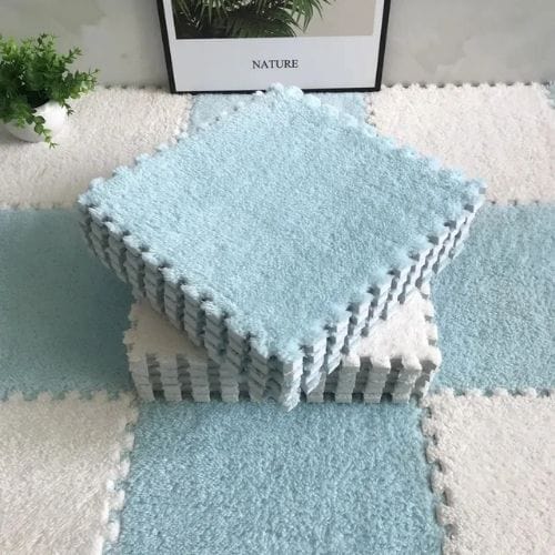 Tapis de Sol | Puzzle Enfant - Tapinna® Bleu / Puzzle / 30x30x1cm (4 Pièces)