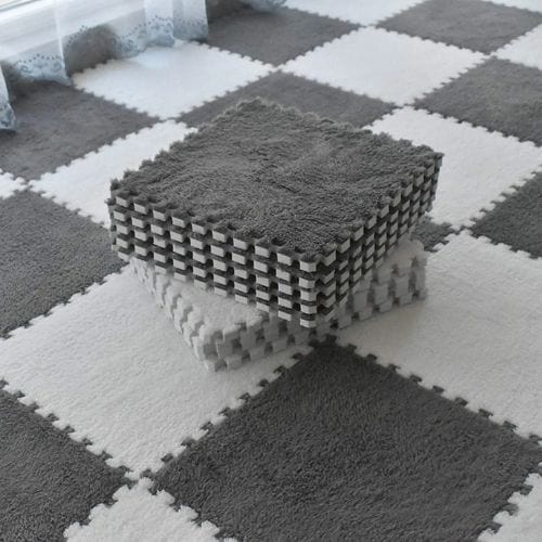 Tapis de Sol | Puzzle Enfant - Tapinna® Gris / Puzzle / 30x30x1cm (4 Pièces)